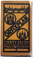 Orfix-Plan von Hamburg Altona-Wandsbek und nächster Umgebung mit Anhang: Elbgemeinden.