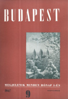 Budapest - A Székesfőváros történeti, művészeti és társadalmi képes folyóirata, III. évf. 1947/9.