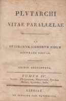 Plutarchi : Vitae Parallelae - Tomus IV.