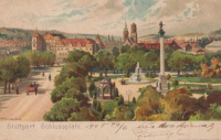 Wunderlich, H. (graf.) : Stuttgart - Schlossplatz