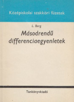 Berg, Lothar : Másodrendű differenciaegyenletek