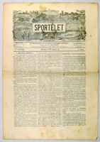 Sportélet - A lótenyésztés és az összes sportágak közlönye.  II. évf. 5. sz.  1897. január 31.