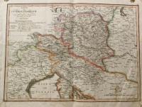 Karte von Inneroesterreich das Herzoghtum Steyermark, Koernthen, und Krain.
