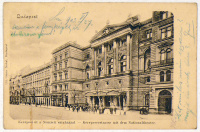 Budapest. Kerepesi út a Nemzeti Színházzal - Kerepeserstrasse mit dem Nationaltheater. (1903)