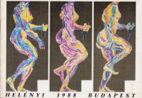 Helényi Tibor : Barbár geometria Testmás Függőképek - -- retrospektív kiállítása. Budapest, 1988.