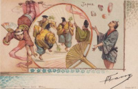 Japan - Nationalitäten Postkarten Serie
