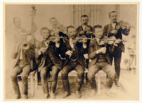 Balmazújvárosi zenekar 1920 körül (Czellár - Dienes család)
