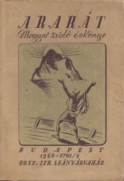 Komlós Aladár (szerk.) : Ararát - Magyar zsidó évkönyv az 1941. évre