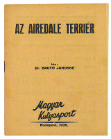 Dr. Bagyó Jánosné : Az airedale terrier.  (1936)