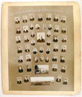  Tablófotó az Iglói M. K. Állami Tanítóképzőintézeti IV-ed éves növendékekről, 1910/11.