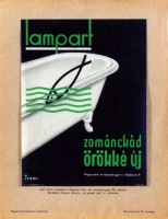 Irsai István (1896-1968) : lampart. zománckád örökké új. [Magyar Fém- és Lámpaárugyár Rt.]