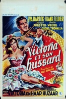 Ismeretlen : Victoria et son hussard. /Viktoria und ihr Husar/ (Német operettadaptáció, belga kiadású, francia nyelvű plakátja.)