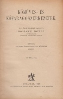 Bossányi József : Kőműves- és kőfaragószerkezetek