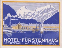 Hotel-Fürstenhaus - Pertisau, Achensee, Tirol.