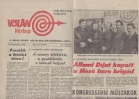 Volán Hírlap - A Volán Tröszt vállalatai dolgozóinak lapja.  1980. ápr. 3. [Ünnepi szám]