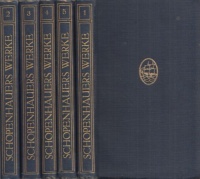 Schopenhauer, Arthur : Schopenhauer's Sämmtliche Werke in fünf Bänden. I-V. Band. [Compl.]