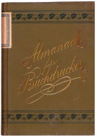 Faber, Heinrich  : Almanach für Buchdrucker pro 1900