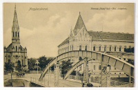 NAGYBECSKEREK. Ferencz József híd -  Református templom. (1914) 