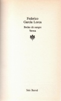 García Lorca, Federico : Bodas de sangre - Yerma