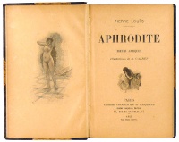 Louys, Pierre : Aphrodite - Moeurs antiques