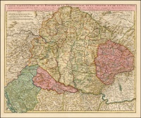 Schenk, Peter : Carte particuliere de la Hongrie de la Transilvanie de la Croatie et de la Sclavonie. [Magyarország, Erdély, Horvátország, Szlavónia térképe, 1720.]