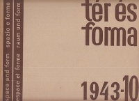 Tér és Forma. 1943-10; XVI. évf.
