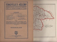 Térképészeti közlöny 1932. december 1-2. füzet 