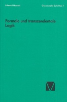 Husserl, Edmund : Formale und transzendentale Logik