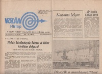 Volán Hírlap - A Volán Tröszt vállalatai dolgozóinak lapja.  1982. szept. 30.