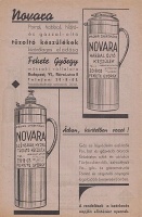 novara - tűzoltó készülékek  [Kétoldalas reklámlap]