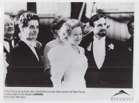 Sorel, Peter (fotó) : James Frain, Jennifer Elhe és Ralph Fiennes a Napfény íze (Sunshine) c. Szabó István filmben.  [Vitrinfotó]