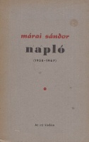 Márai Sándor : Napló (1958-1967) [Első kiadás]