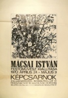 Mácsai István festőművész kiállítása - 1970. Képcsarnok, Zalaegerszeg. 