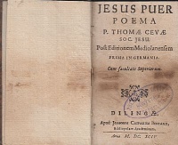 Cevae, Thomae [Thomas Ceva] : Jesus Puer Poema