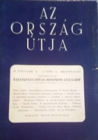 Barankovics István - Dessewffy Gyula  (szerk.) : Az Ország Útja. III. évf. 4.sz.; 1939 április hó