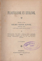 Récsey Viktor Alfonz : Felolvasások és leirások. I. füzet. (Unicus)