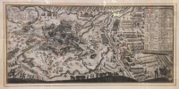 Érsekújvár ostromképe 1686. - NEÜHAÜSEL / Hungarisch Vywar
