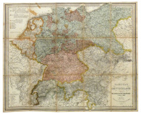 Fried, Franz : General-Karte von Deutschland - in seiner Neu-Gestaltung nach den Friedens-Verträgen vom Jahre 1866.