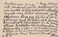 Dr. Havas Adolf (1859-1904), irodalomtörténész, Petőfi-kutató névjegykártyája, hátoldalán autográf üdvözlő soraival. 1897.