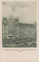 Erzsébet Királyné-Szálló - Hotel Königin Elisabeth<br>Budapest, IV. Egyetem-utca 5