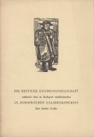Die Deutsche Exlibrisgesellschaft - 13. Europaischen Exlibriskongress (Budapest)