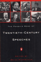 MacArthur, Brian (Ed.) : The Penguin Book of Twentieth-Century Speeches
