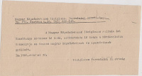 A Magyar Képzőművészek Ideiglenes Forradalmi Bizottsága... 1956. okt. 30.