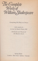 Shakespeare, William  : The Complete Works of William Shakespeare
