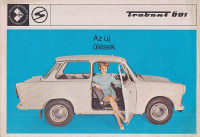 Trabant 601 - Az új ülések [reklámprospektus]