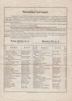 Sorsolási tervezet. / Lotterie-Spielplan. 1866.
