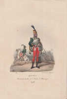 Delpech, Francois Seraphin  : Guides - Hussard-Guide de l'Armée Allemagne. 1798.
