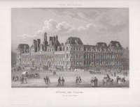 Chamoüin, (Claude-Hilaire)  : Hotel de Ville - Vues de Paris [Steel-Engraving]