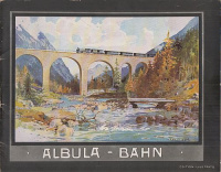 Albula-Bahn - Souvenir Album mit 32 Ansichten