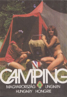 Camping - Magyarország. Ungarn. Hungary. Hongrie. [Magyarország kempingtérképe, 1985.; m.: 1:650.000]